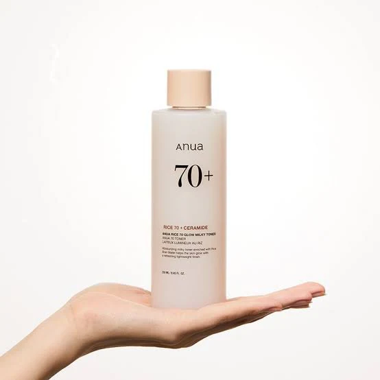 ANUA Rice 70 Glow Milky Toner (250ml) - Image 2