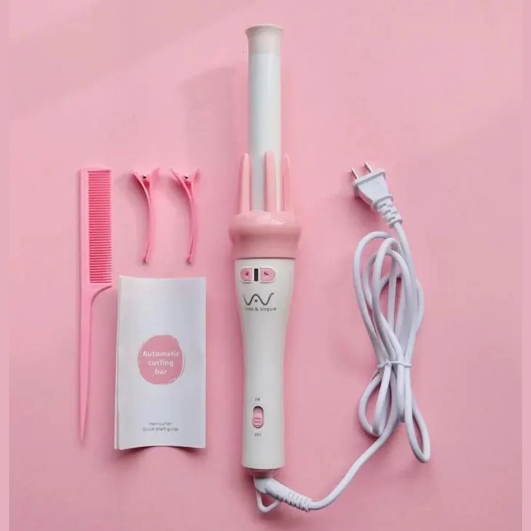 Automatic Hair Curler Spin 360° Rotating Hair Styling Roller Auto Wavy Iron 30s Instant Ceramic Heat Wand