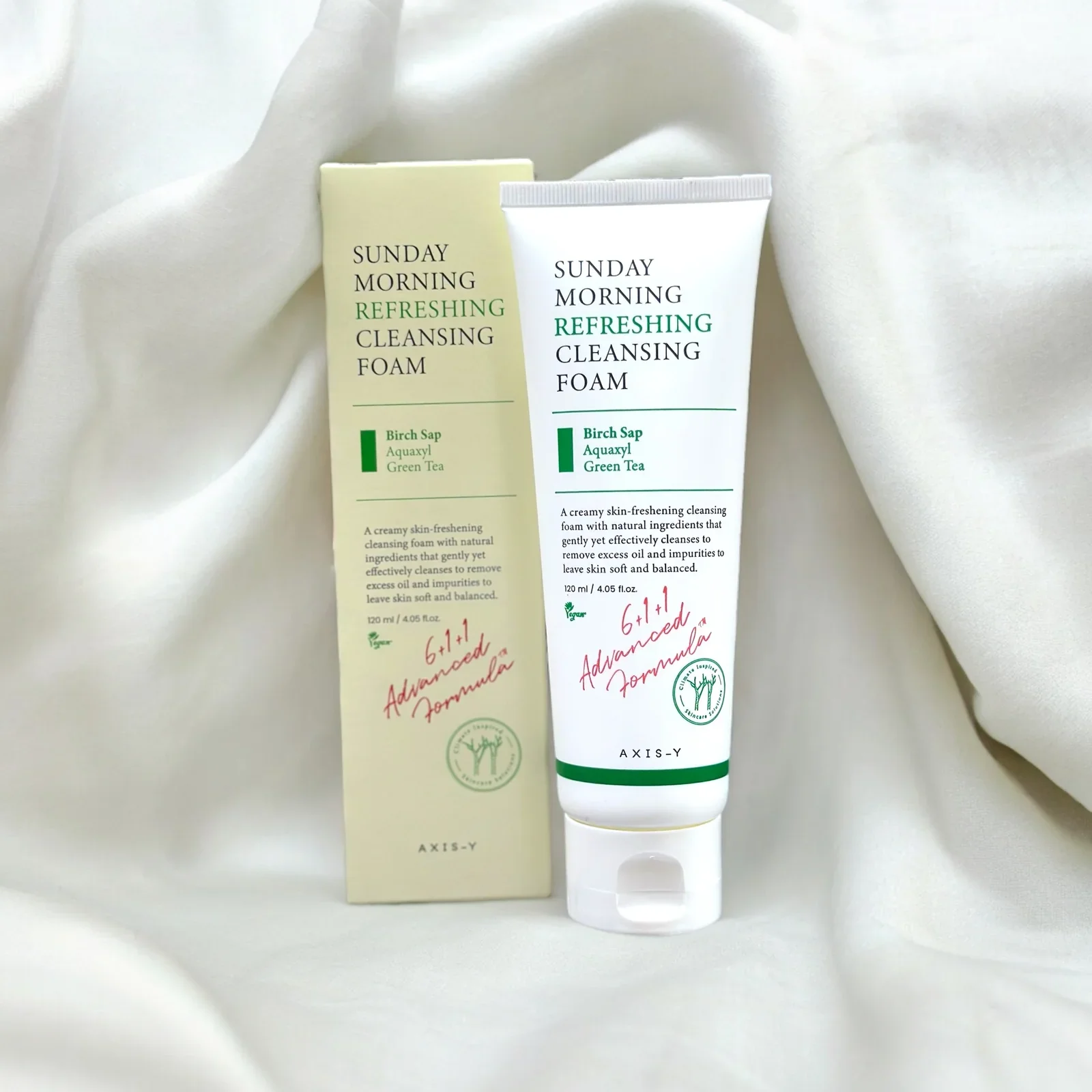 Axis-Y Sunday Morning Refreshing Cleansing Foam 120ml Korea - Image 2