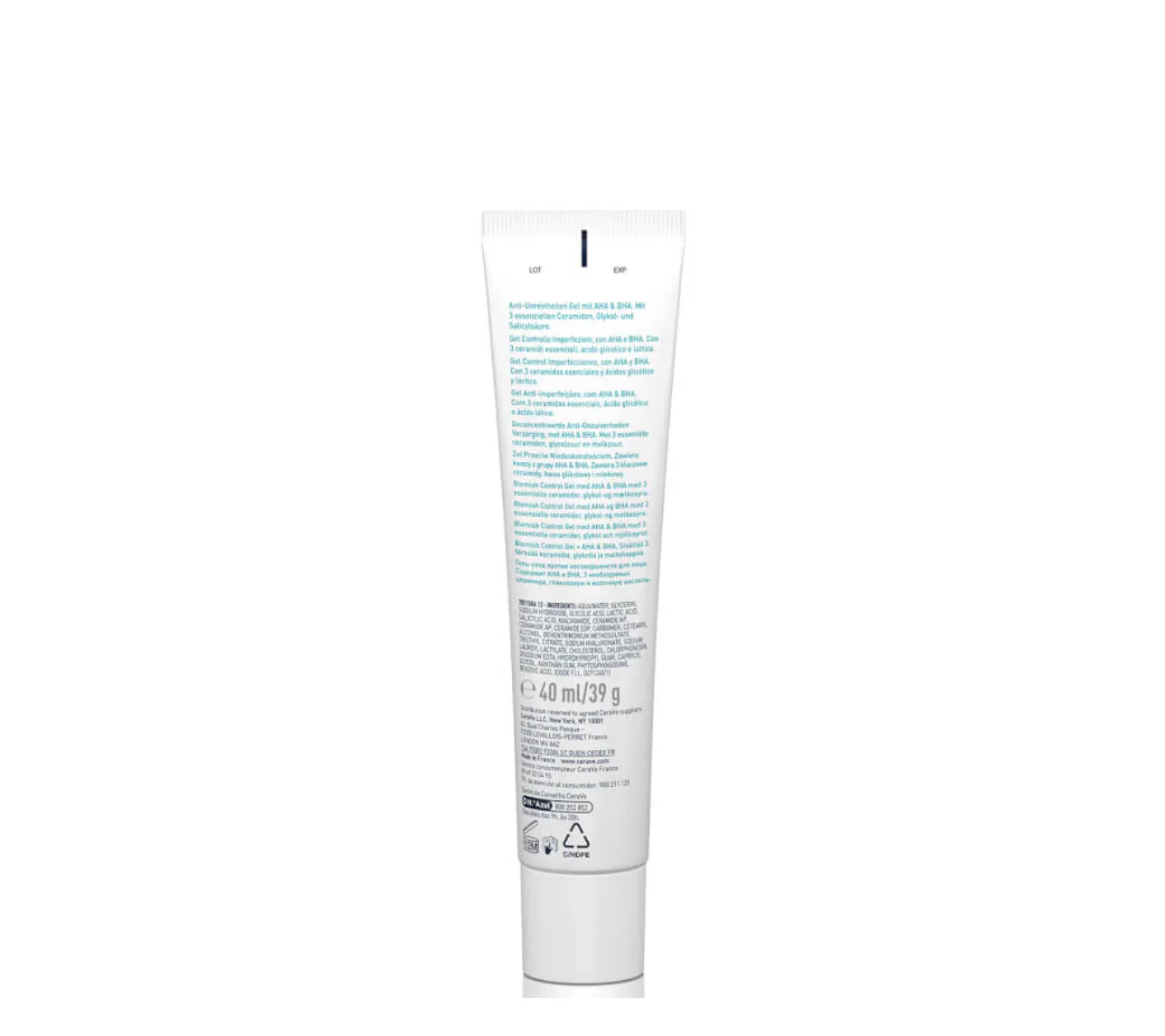CeraVe Blemish Control Gel Moisturiser with 2% Salicylic Acid &amp; Niacinamide for Blemish-Prone Skin 40ml - Image 2