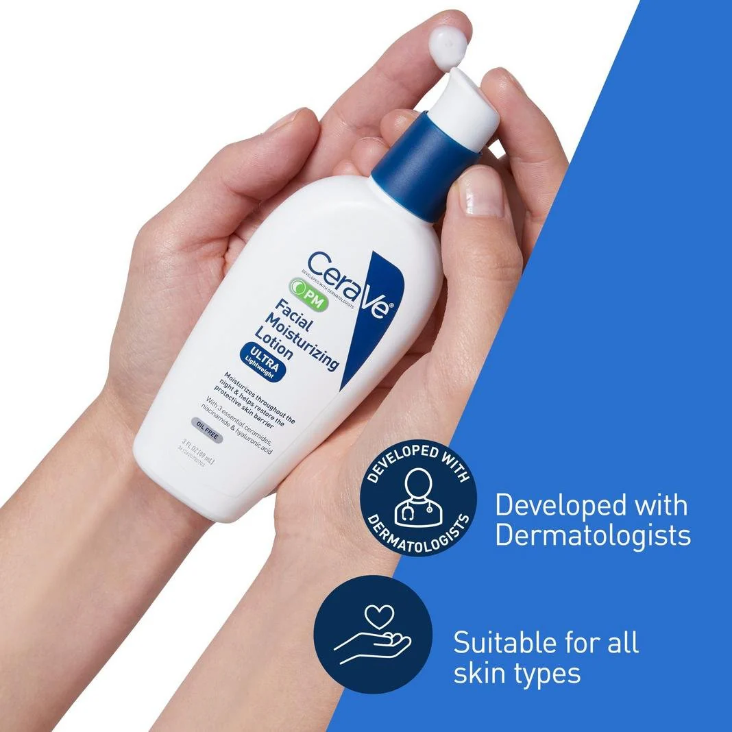 Cerave PM Facial Moisturizing Lotion-89ml - Image 3
