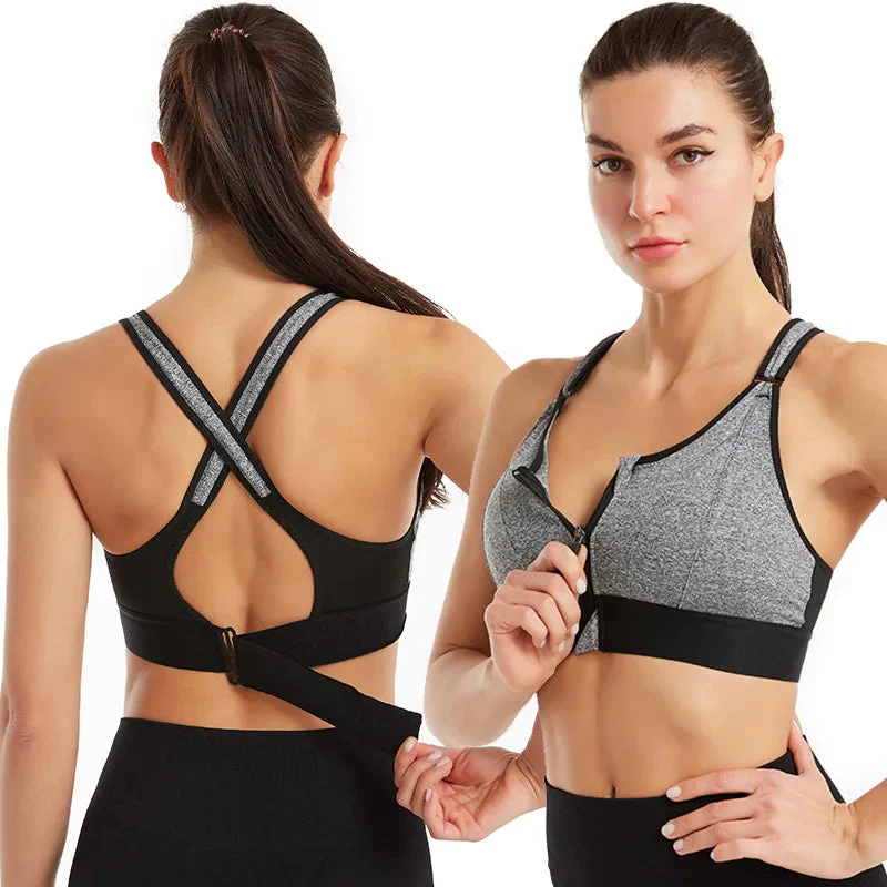 Front Zipper Best Selling Sports Casual or Gym Bra ( Free Size ) - Image 4