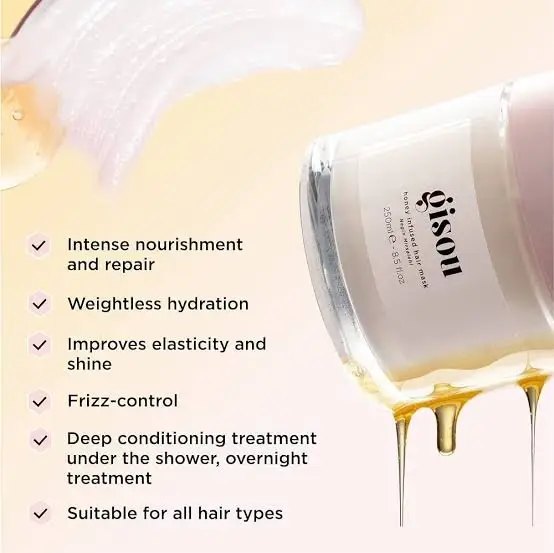 Gisou Honey Infused Hair Mask 75ml - Image 6