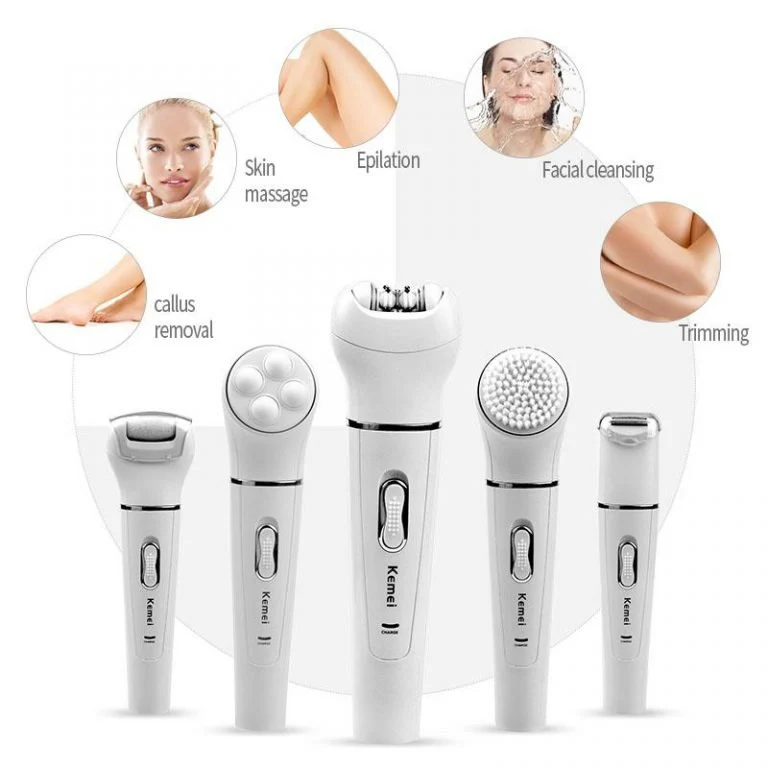 Kemei Beauty Tools Kit KM-2199 – Washable 5 In 1 - Image 3