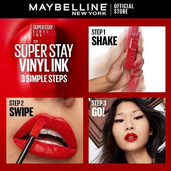 Maybelline Super Stay Vinyl Ink Lipcolor (69) ( Company leftover stock ) - Image 3