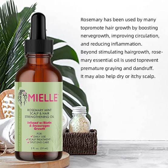 Mielle Rosemary Mint Scalp & Hair Strengthening Oil 59 - Ml - Image 4
