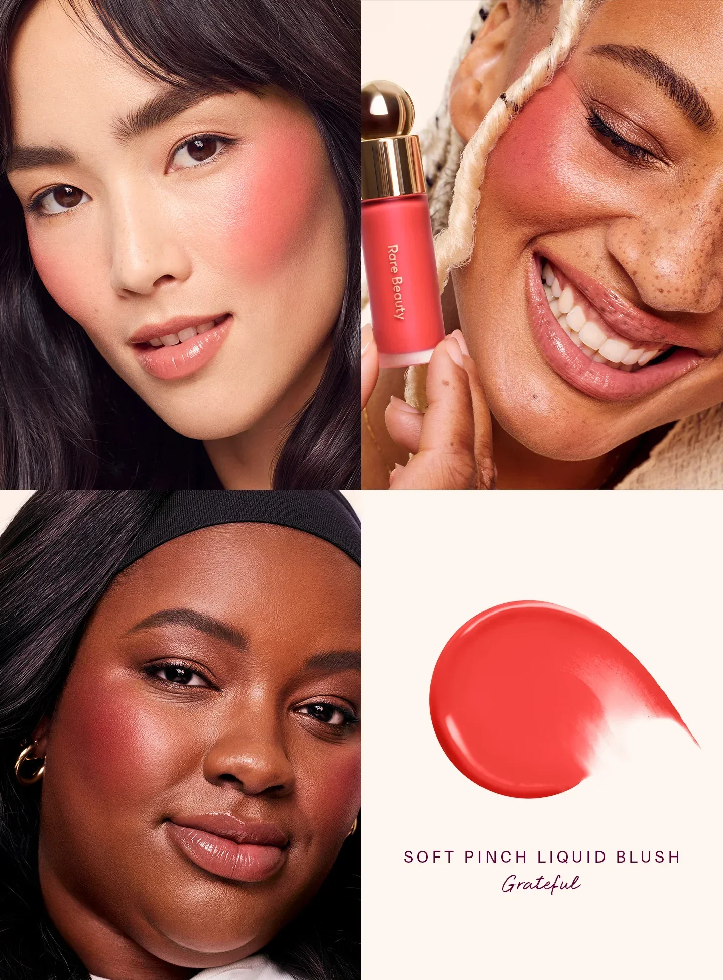 Rare Beauty Soft Pinch Liquid Blush Full Size(Gratefull) - Image 4