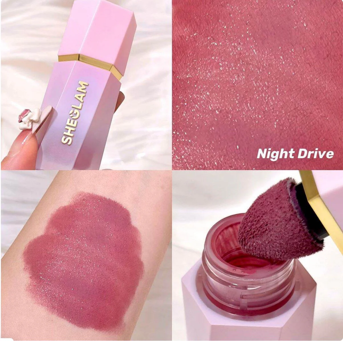 SHEGLAM Color Bloom Liquid Blush (Night Drive) - Image 3