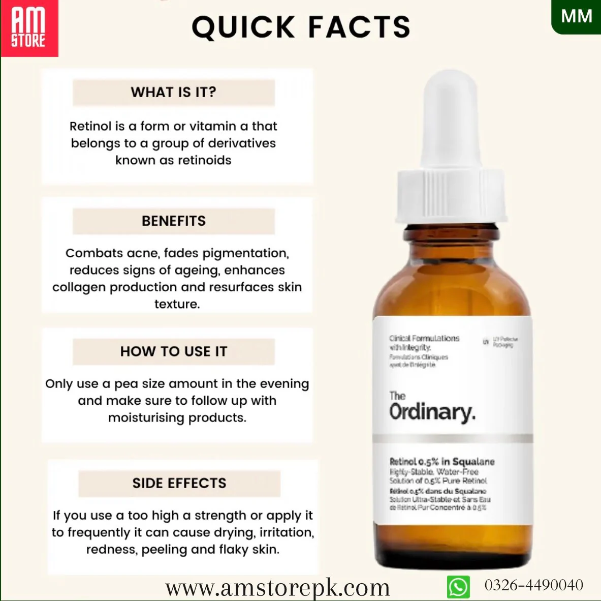 The Ordinary Retinol 1% In Squalane 30Ml - Image 3