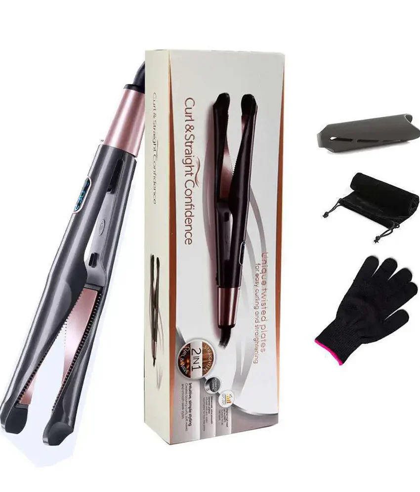 Unique Twisted Plate 2 in 1 Hair Curling - Image 5
